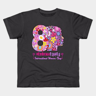 Happy Women's Day, International Women's Day Gifts Kids T-Shirt